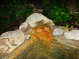 湯～庵 「 夕月の湯 」 露天風呂